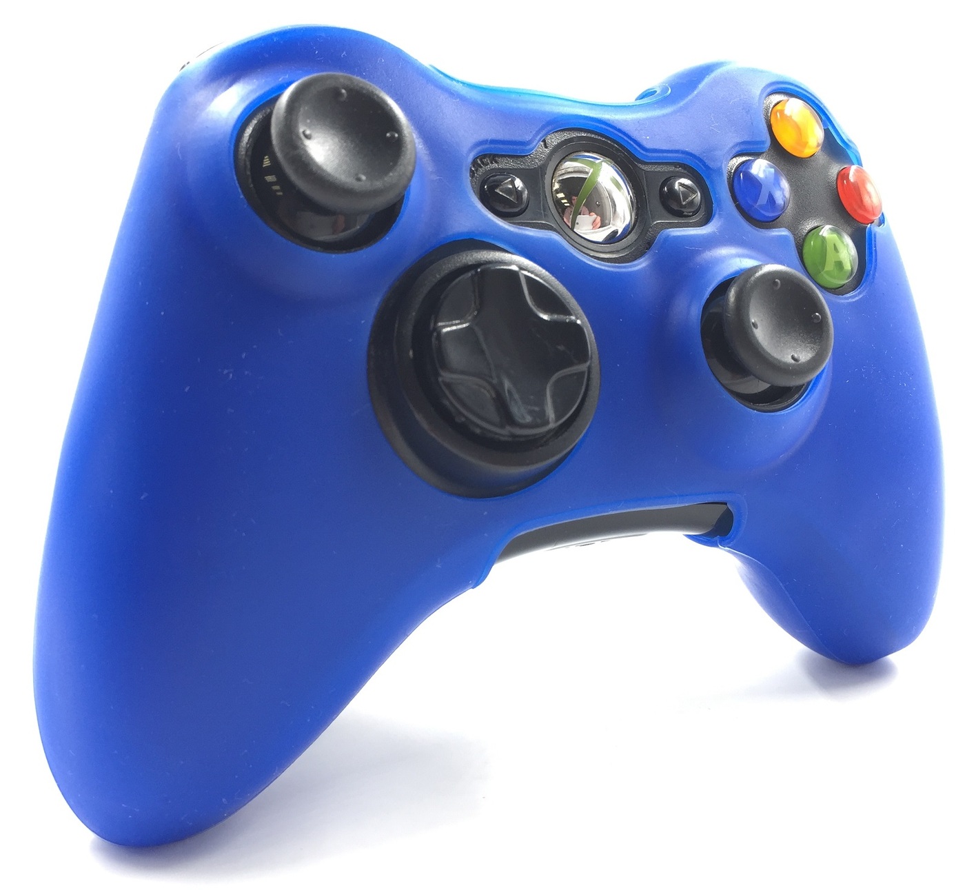 полное силиконовое покрытие  защита от ударовчехол на геймпад xbox 360 синий blue