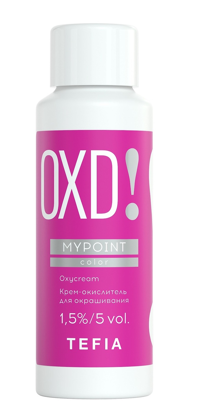 Tefia. Крем окислитель для окрашивания волос 1,5% (5 vol.) профессиональный Color Oxycream MYPOINT 60мл