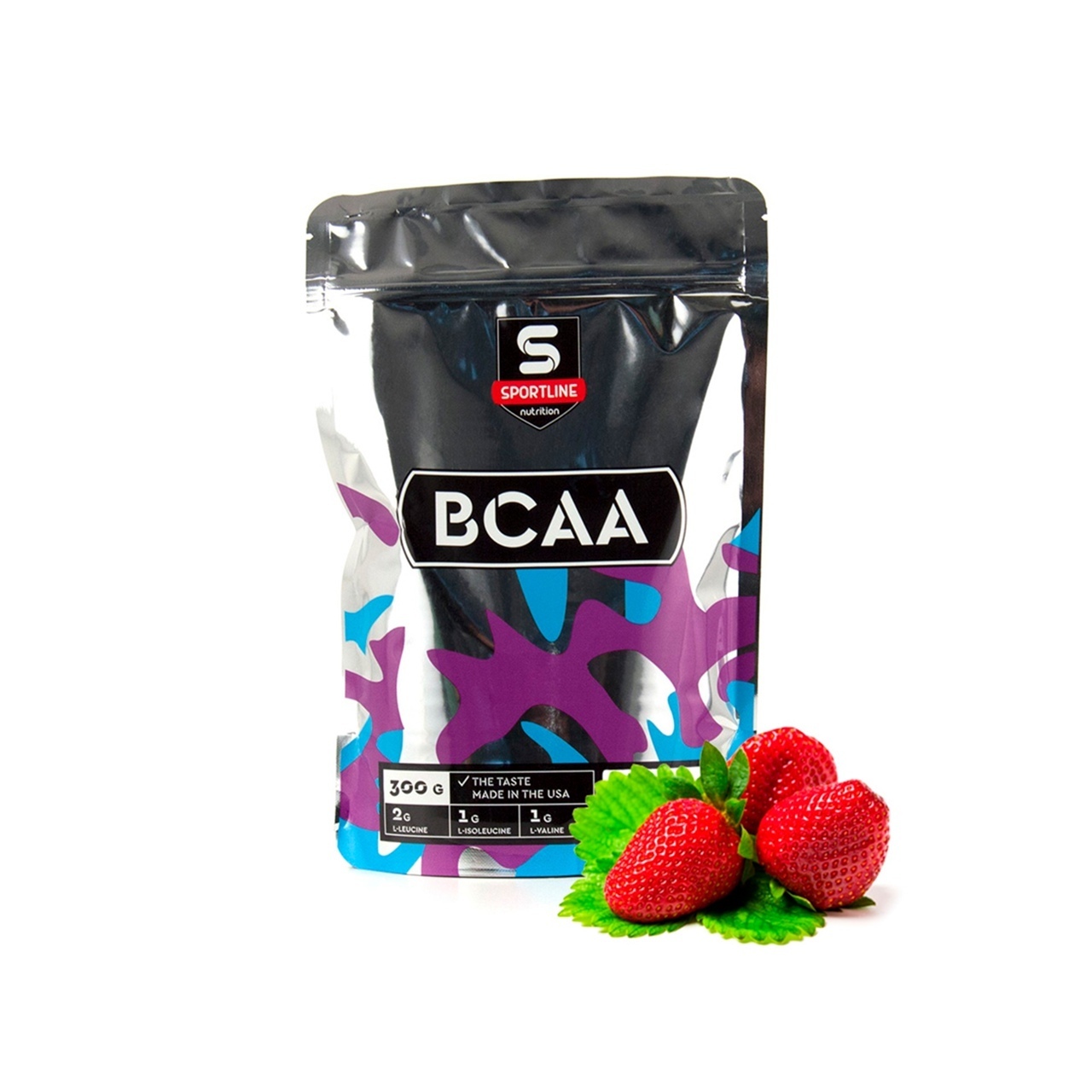 SportLine Nutrition Аминокислоты <b>BCAA</b> 2:1:1 Bag 300g (Клубника) - купить в ...