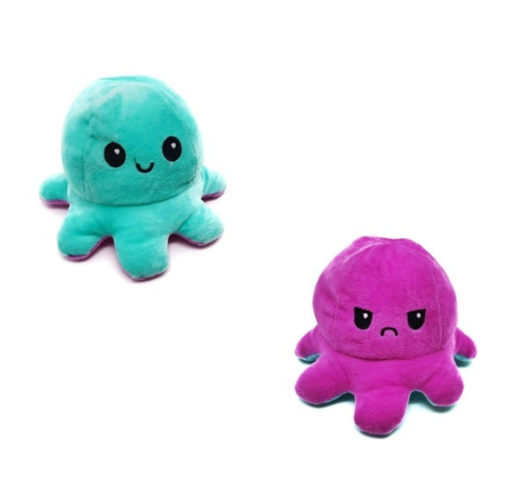 осьминожка игрушка перевертыш. осьминожки вывернушки. осьминожка осьминожка вывернушка. мягкая двухсторонняя игрушка - вывернушка осьминожка, малиновый. игрушка вывернушка осьминожка.