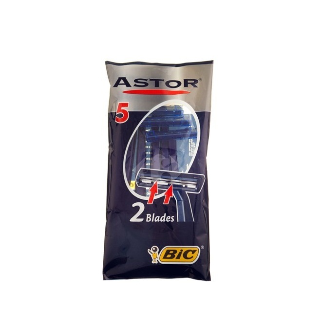 Станок для бритья Bic Astor, 5 штук — купить в интернет-магазине OZON с ...