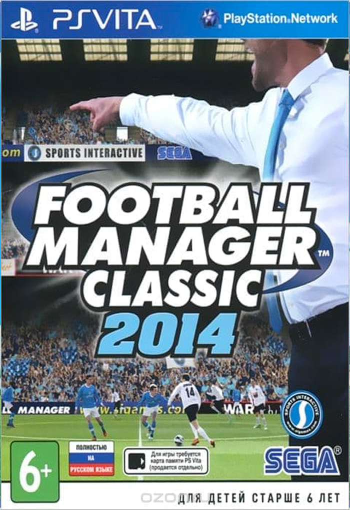 Игра Football Manager Classic 2014 (PS Vita Английский язык)