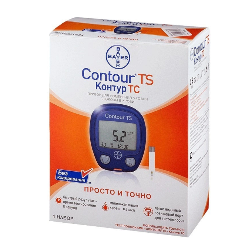 Глюкометр Контур ТС (Contour TS) — купить в интернет-магазине OZON с ...