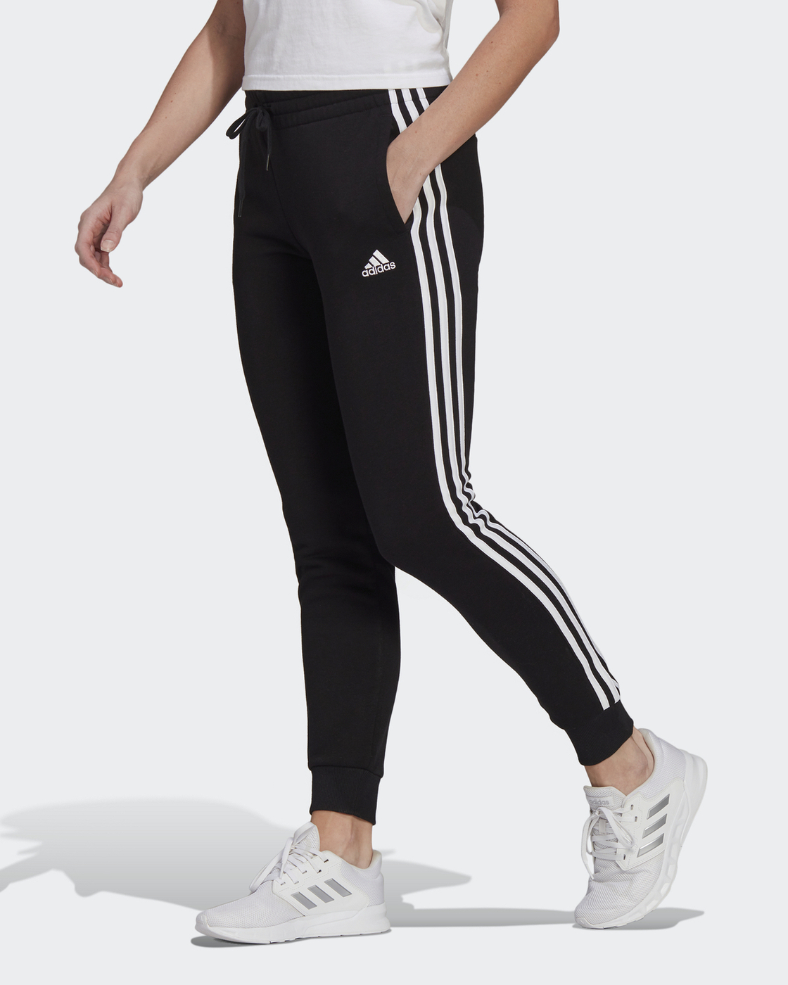 Adidas 3 stripes shop pants - women's