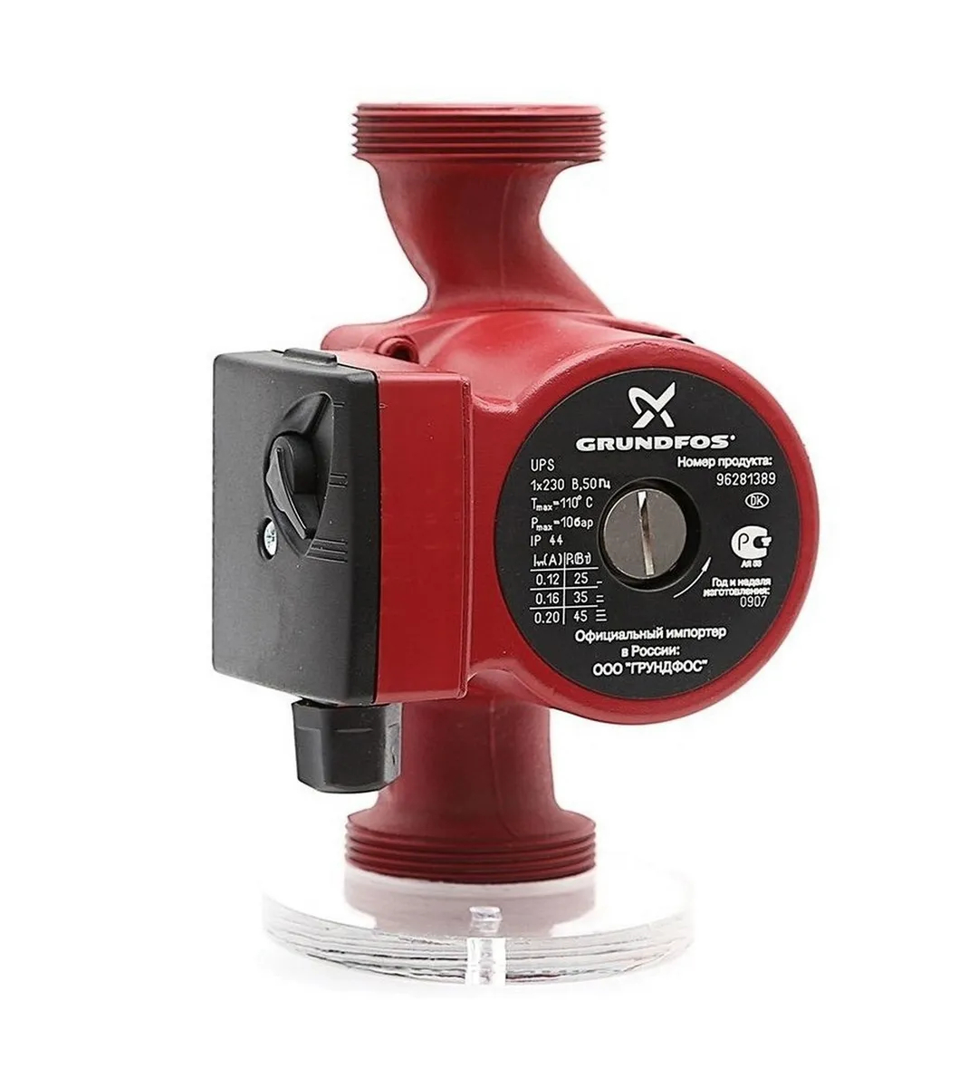 Характеристики Циркуляционный насос Grundfоs UPS 25-60 180 с гайками ...