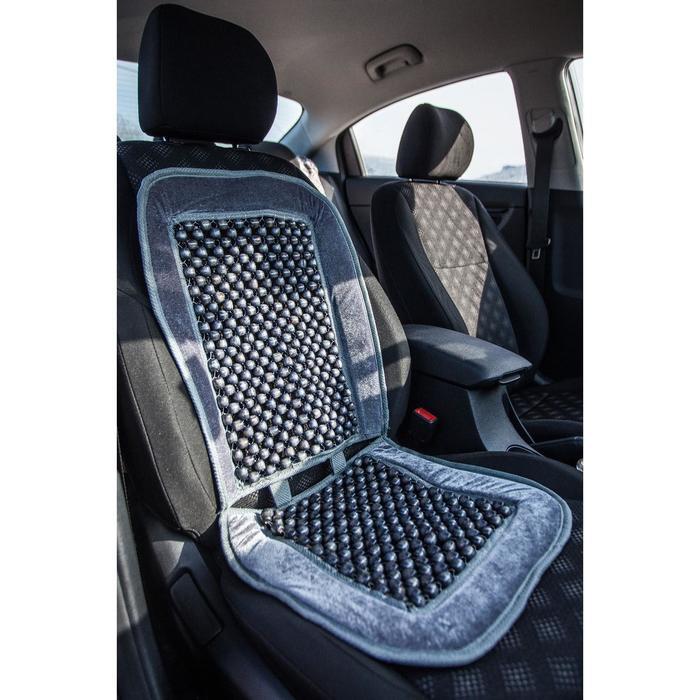 Накидка-массажер на сиденье, серый