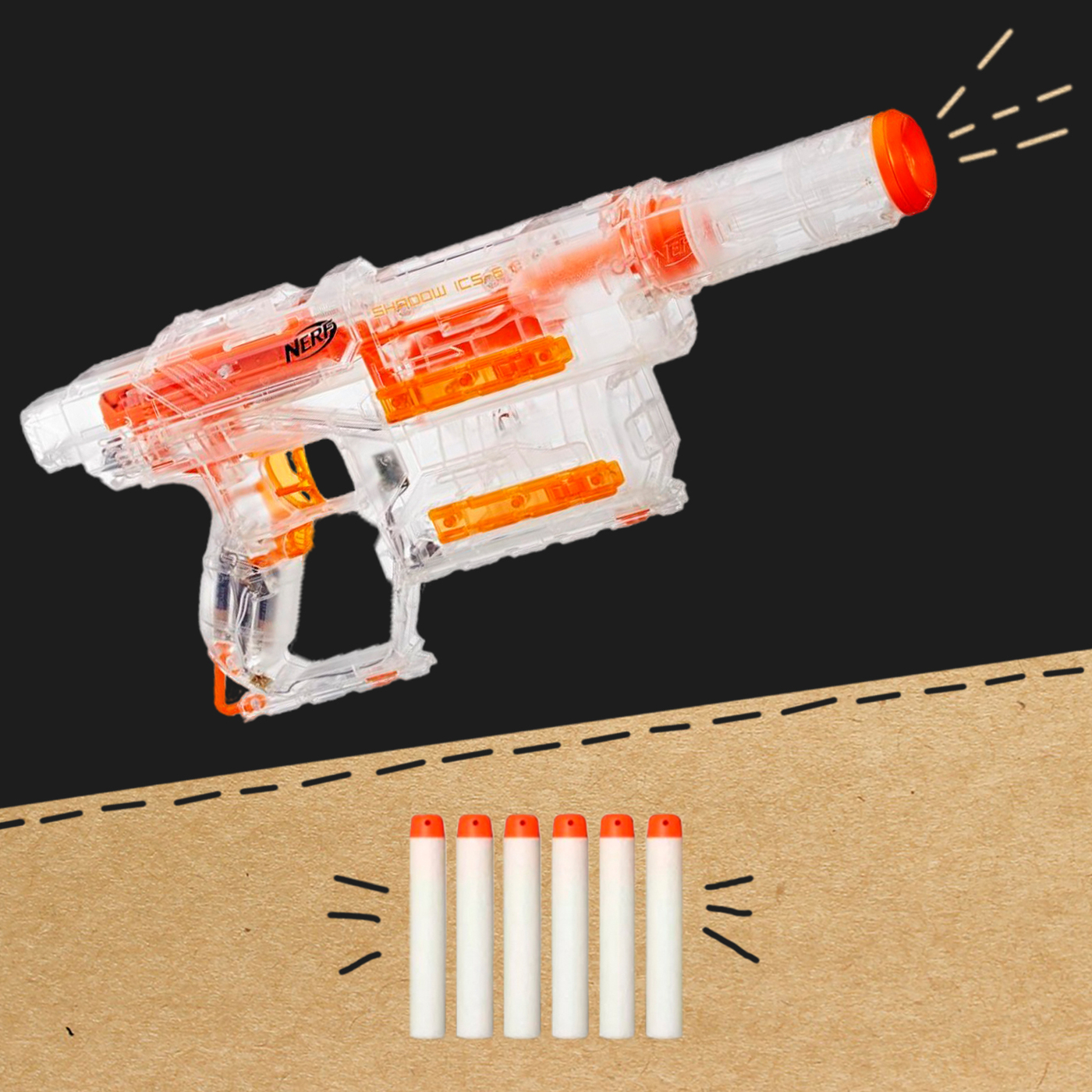 Нерф Бластер Модулус Шэдоу ( Nerf Modulus Shadow )снайперская винтовка ...