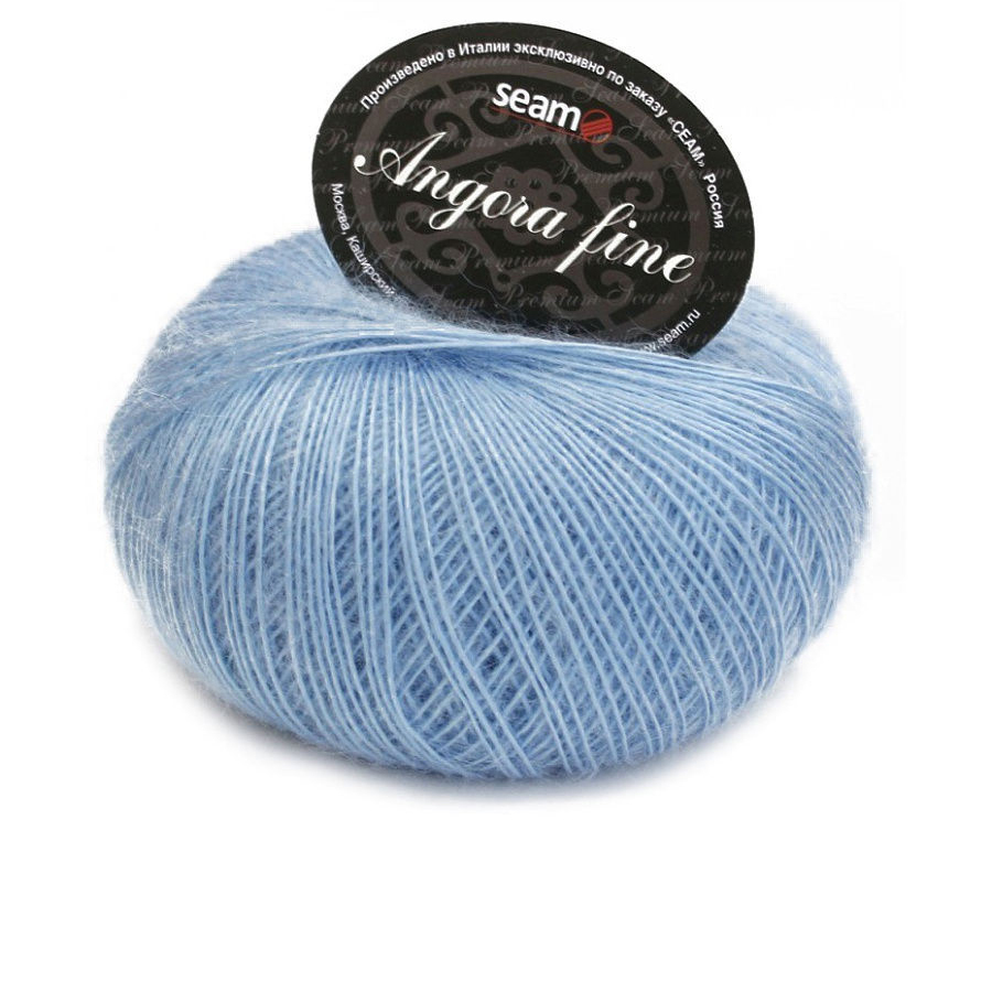 Пряжа для вязания Seam Angora Fine color: 144121, состав: 50% Мохер, 50% Нейлон, 50 гр/300м, 2 мотка.