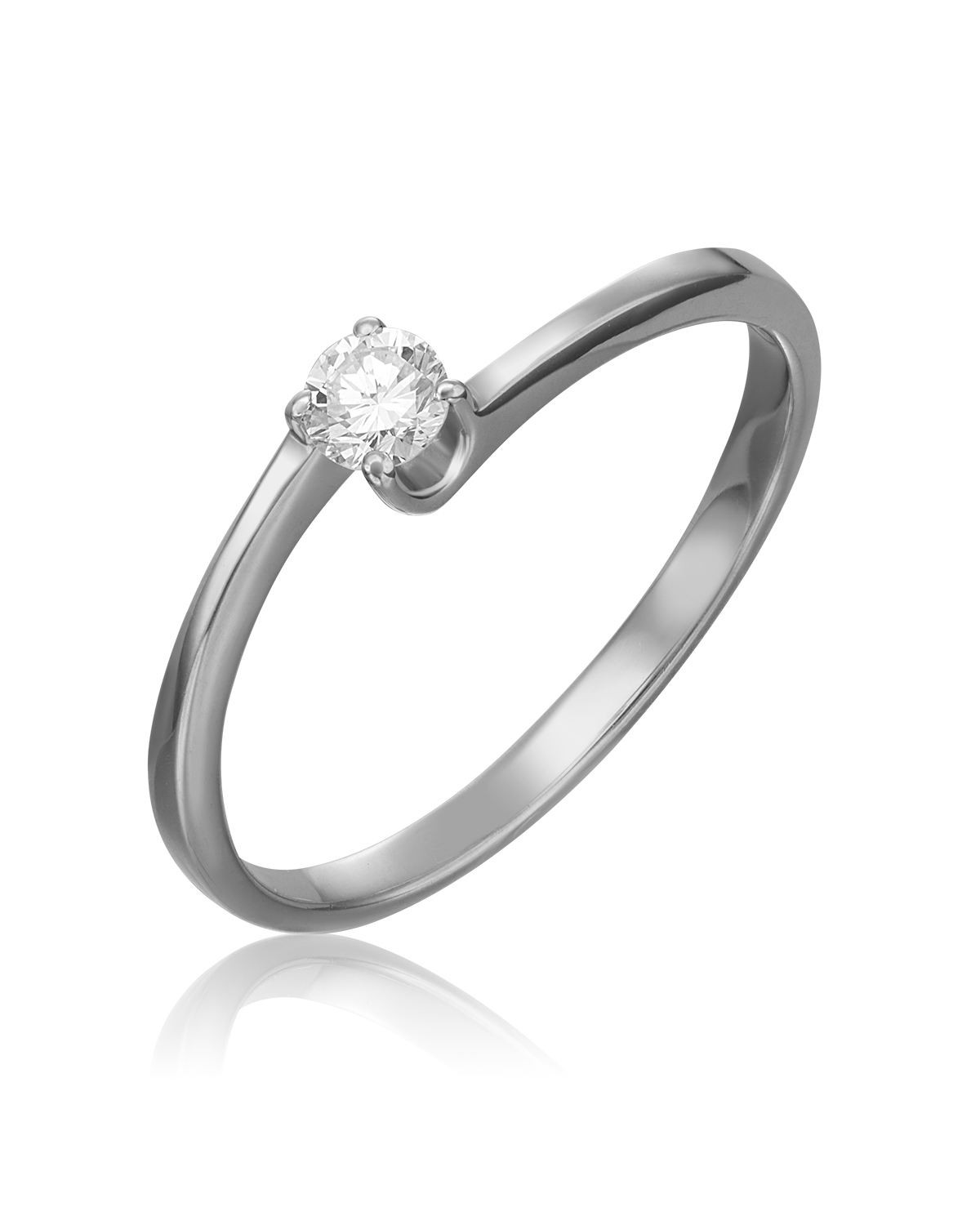 SOKOLOV кольцо из белого золота с бриллиантом 1011707