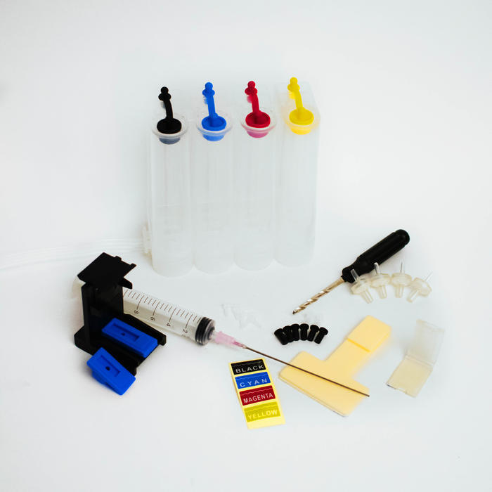 СНПЧ INKSYSTEM Canon PIXMA TS3340 + заправочная платформа, голубой ...
