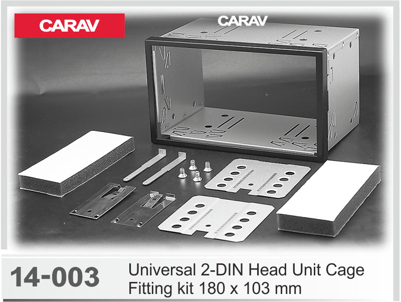 Переходнаярамка2Din7дюймовуниверсальнаякорзина.Carav14-003.