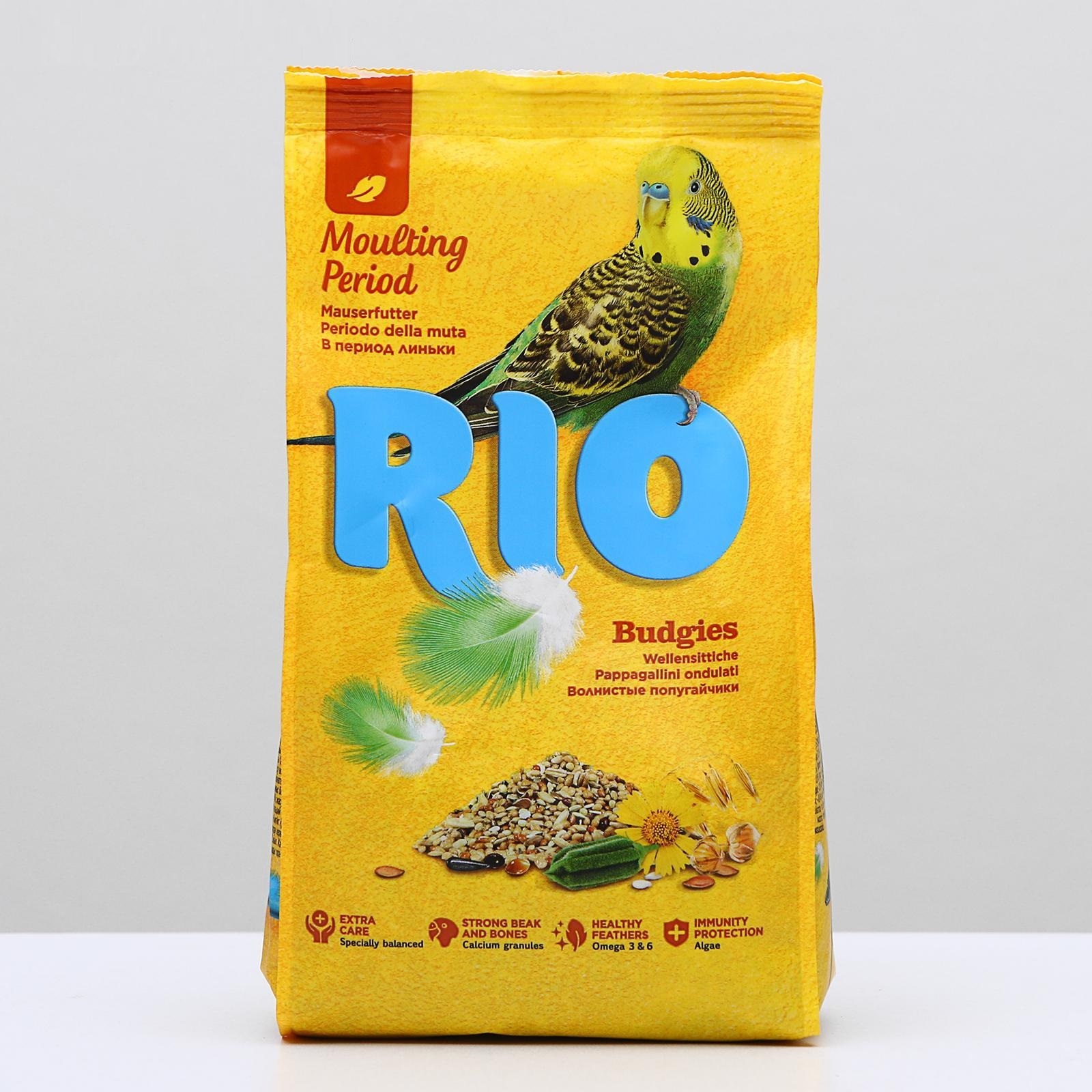Rio корм. Rio budgies корм для волнистых попугаев (500 гр).