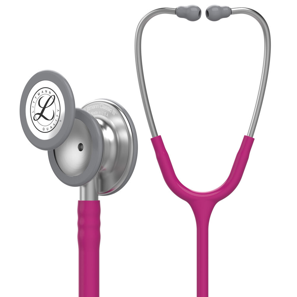 Стетоскоп Littmann Classic III, трубка малинового цвета, 69 см, 5648