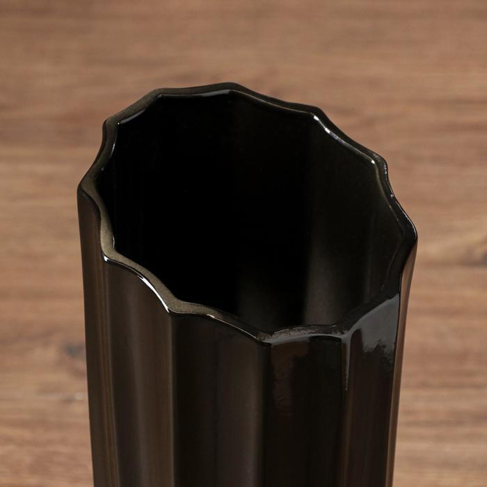 Черная керамическая ваза. Селен черная упаковка. Ваза 45см. Черная керамика Ростов.