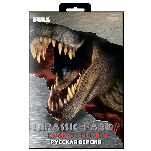 Игра для Sega: Jurassic Park 2 Rampage Edition (Парк Юрского Периода 2)