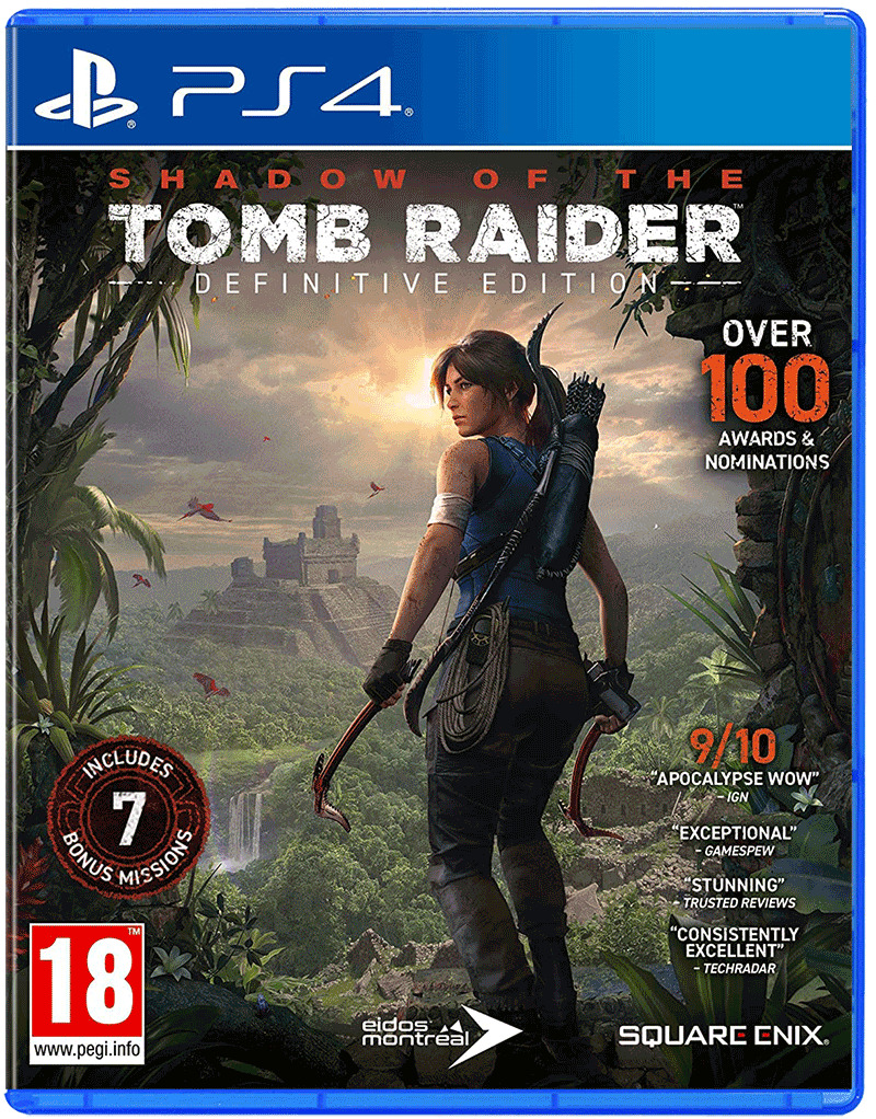 Игра Shadow of the Tomb Raider Definitive Edition (PlayStation 4, Русская  версия)