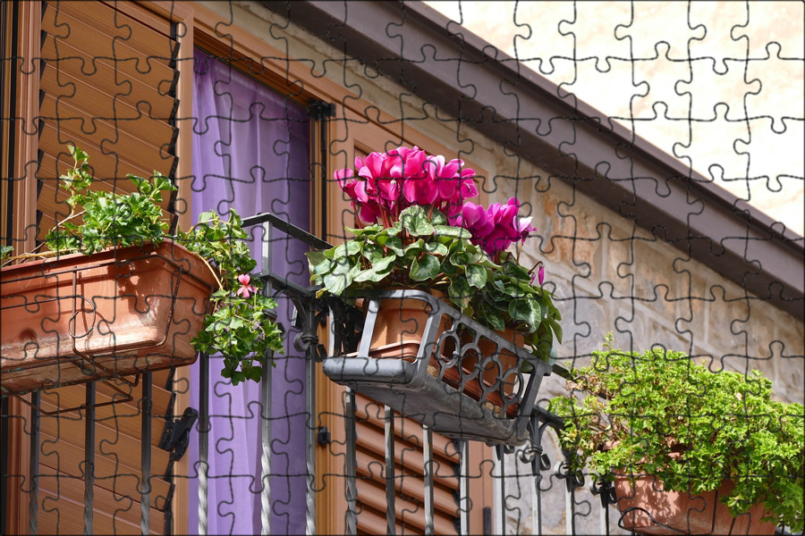Цветочные ящики на балконе фото