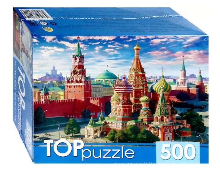 Пазлы "Toppuzzle. Москва. Красная площадь", 500 элементов — купить в ...