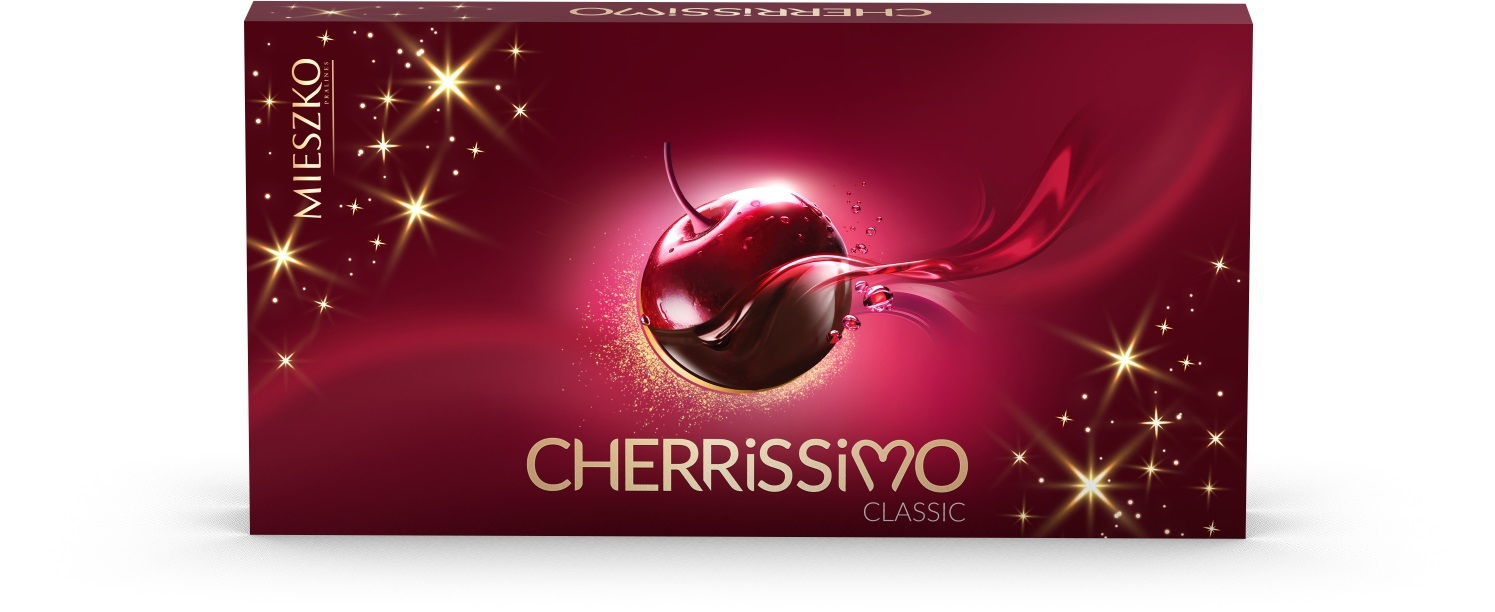 Конфеты с вишней в алкоголе MIESZKO "Cherrissimo classic", 142г ...