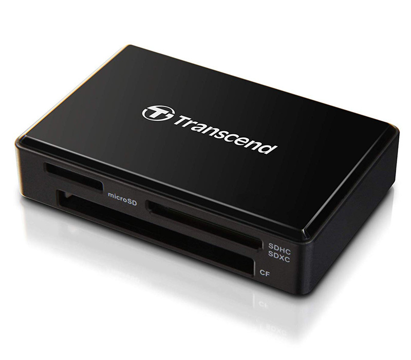 Карт-ридер Transcend RDF8 USB3.1 (TS-RDF8K2), черный