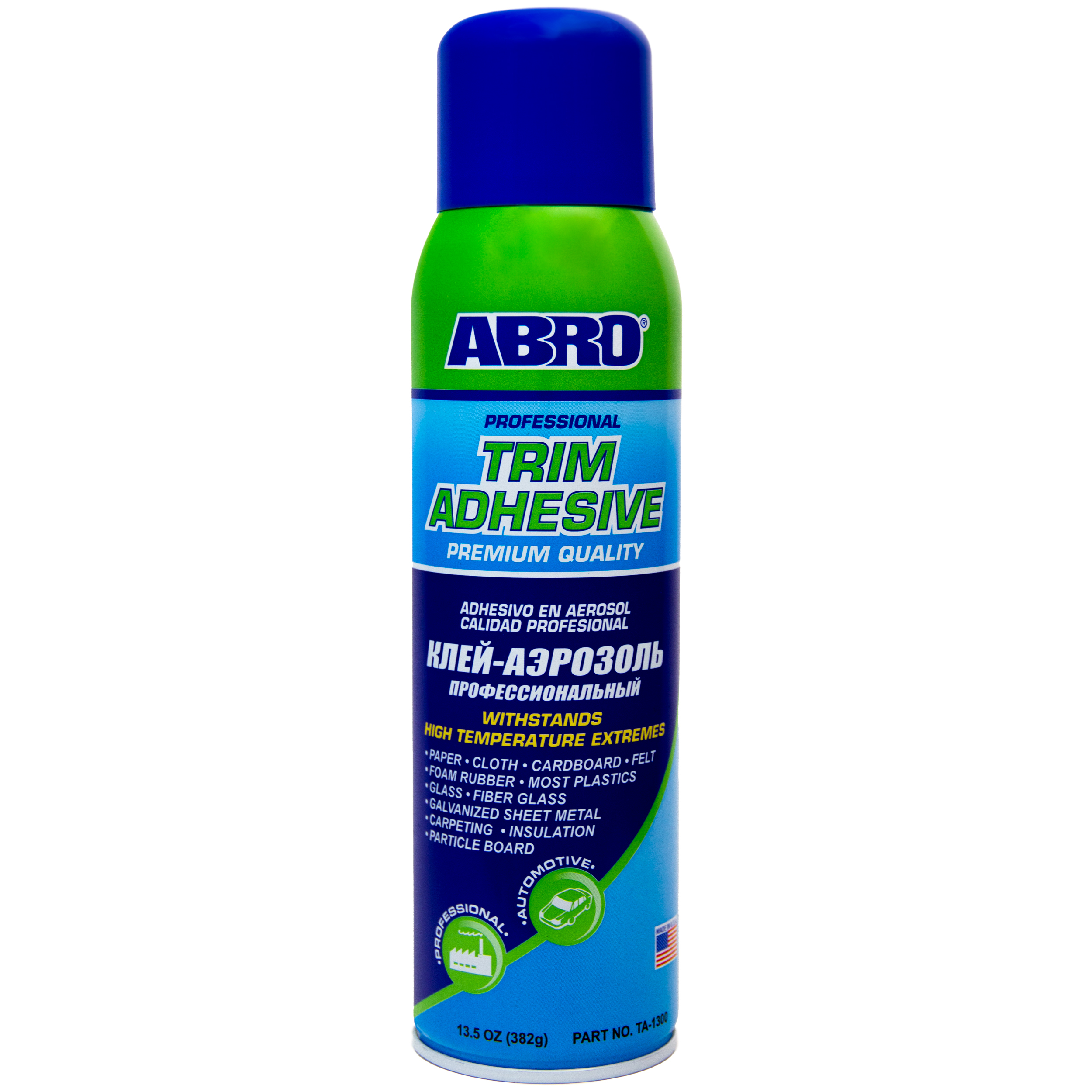 Клей аэрозоль универсальный ABRO TRIM ADHESIVE / Made in U.S.A ...