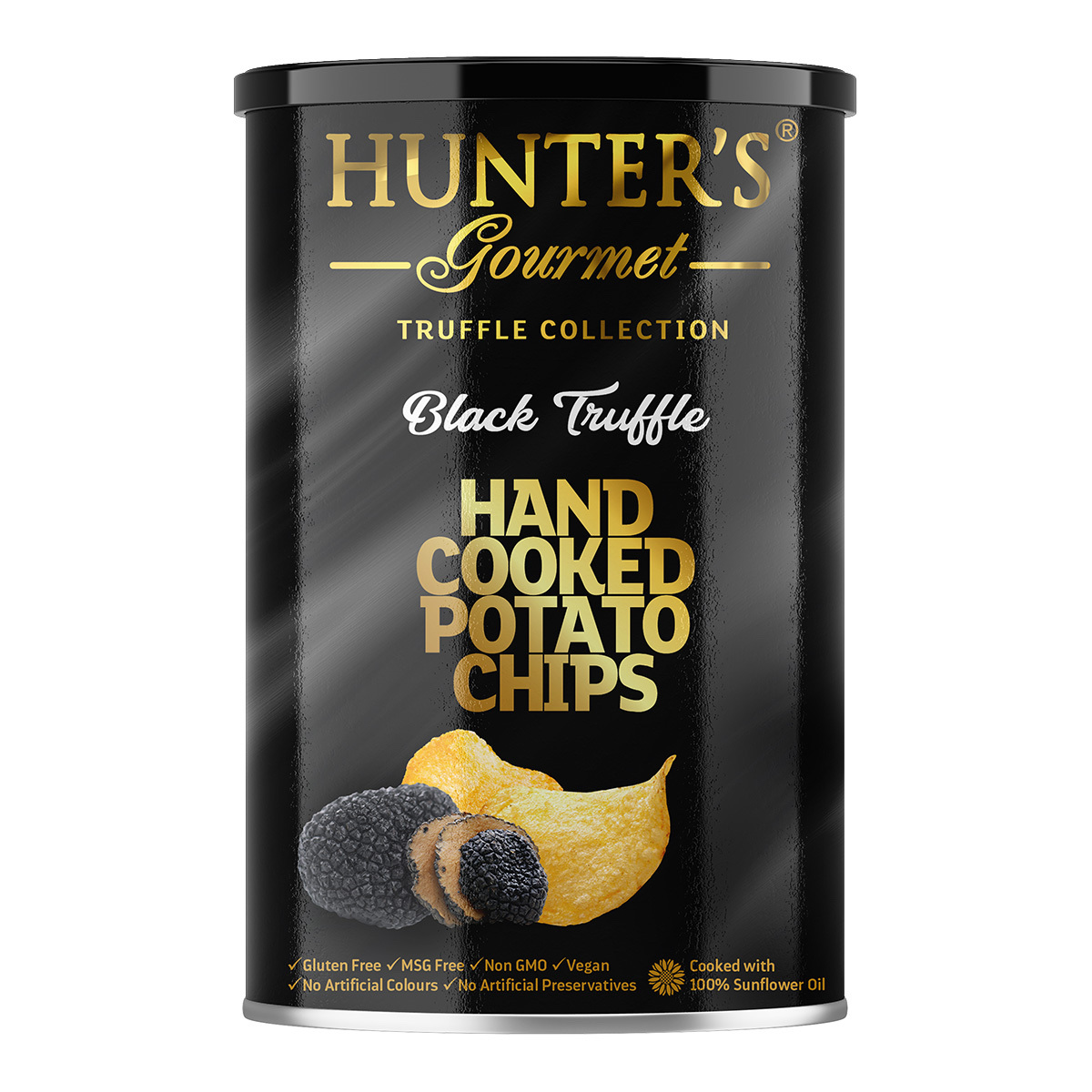Чипсы натуральные Hunter's Gourmet Черный трюфель 150 г — купить в ...