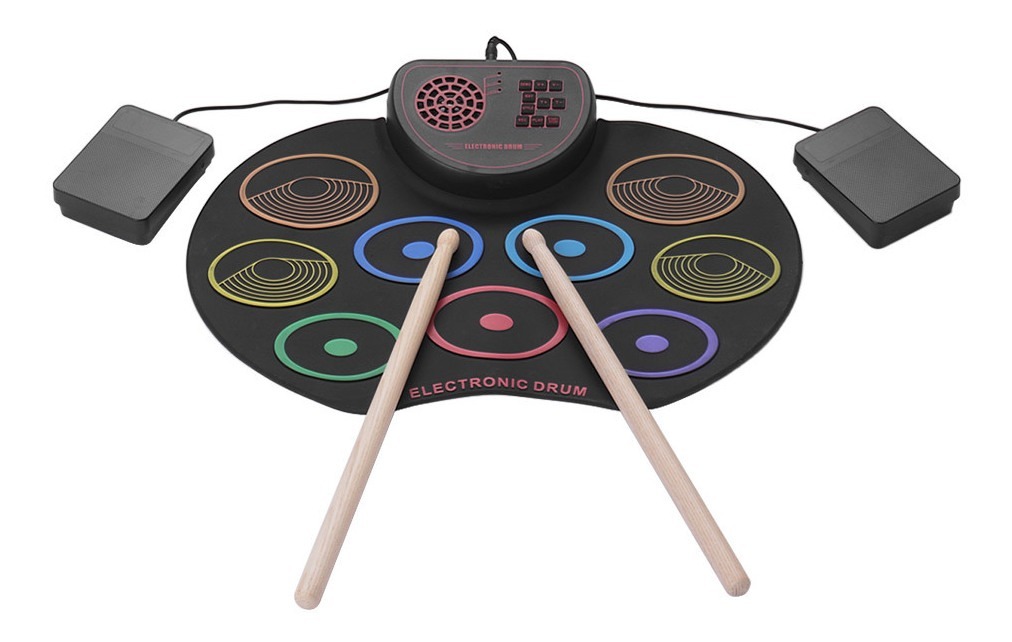 Портативная электронная ударная установка Usb Roll Up Pad Kit — купить ...