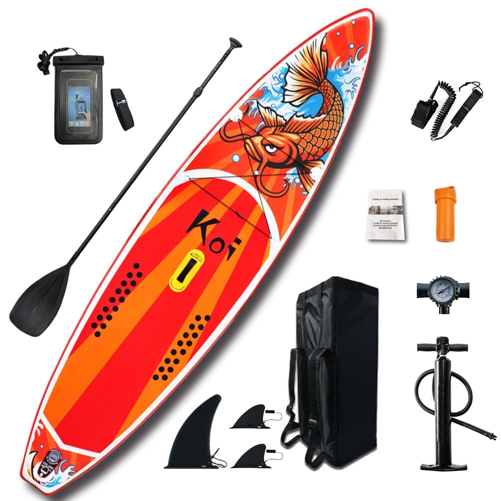 Надувная sup-доска (sup Board) Koi 350x84x15 см (полный комплект). Sup Board Koi 11.6. САП доска sup Board FUNWATER 11'6 Koi. Сапборд FUNWATER Koi 11,6.