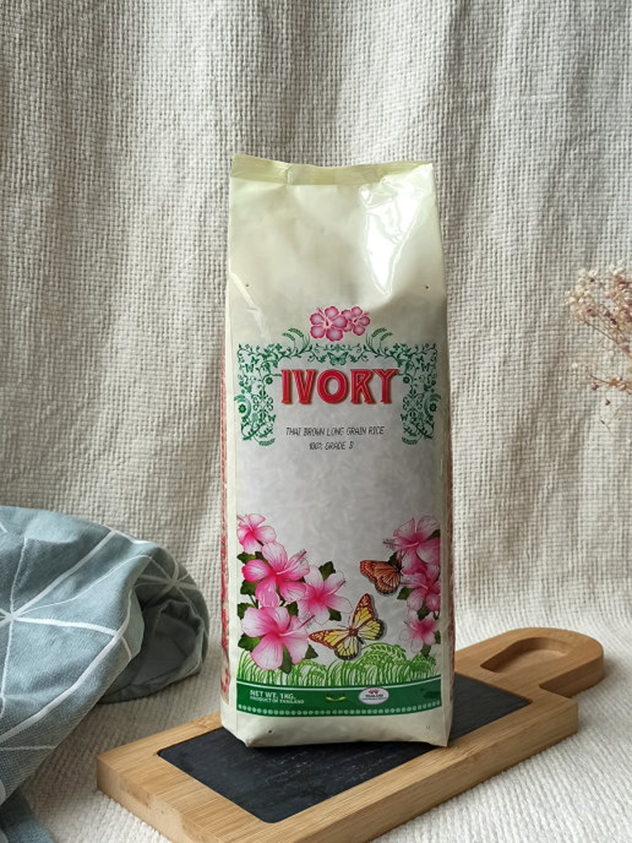 Ivory / Рис тайский коричневый 1кг - купить с доставкой по выгодным ...