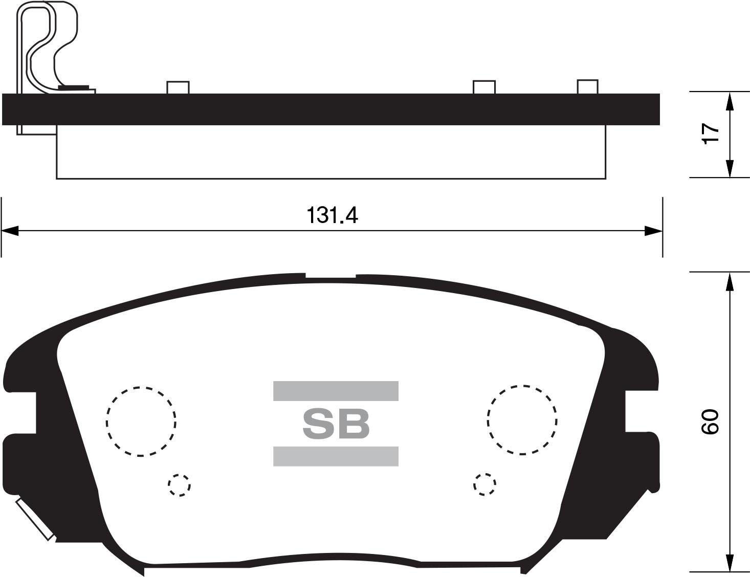 Sp1194 Sangsin Колодки Тормозные Передние Купить