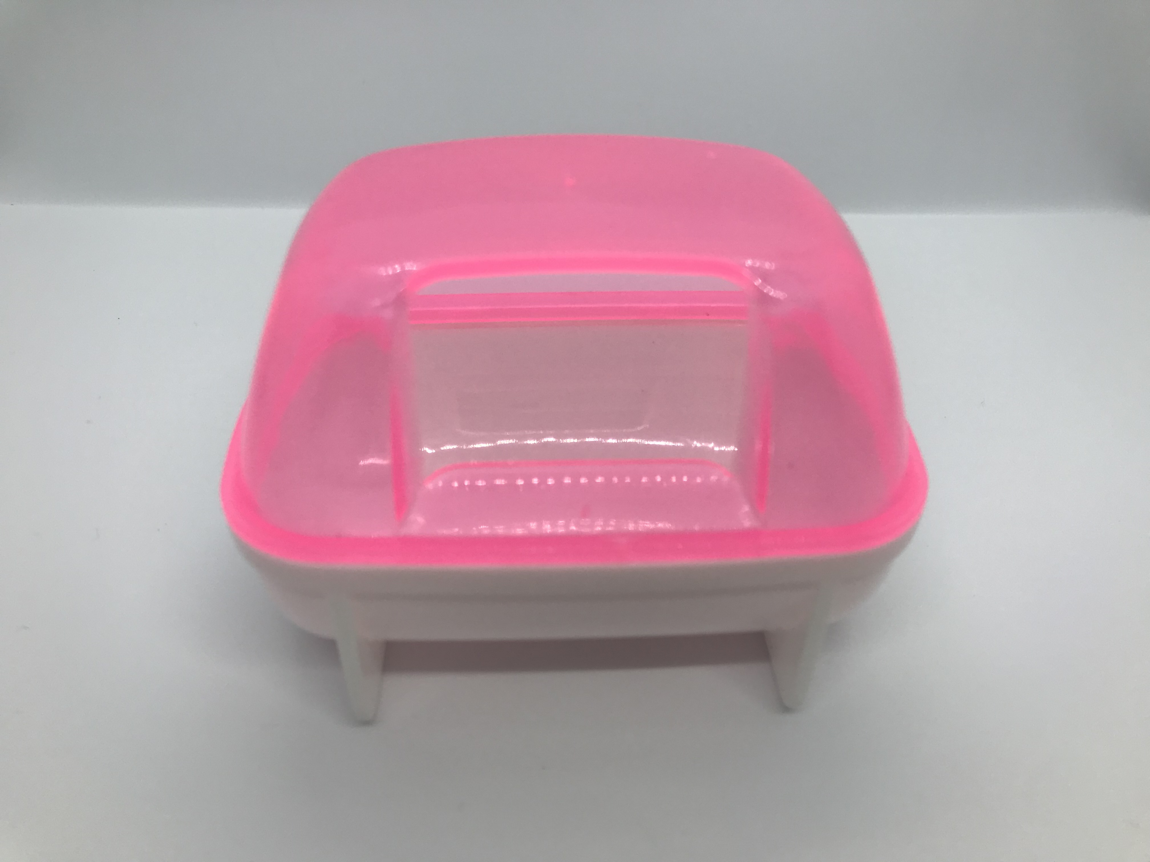 Туалет для грызунов Carno, 10,2 х 7,2 х 7,2 см, розовый