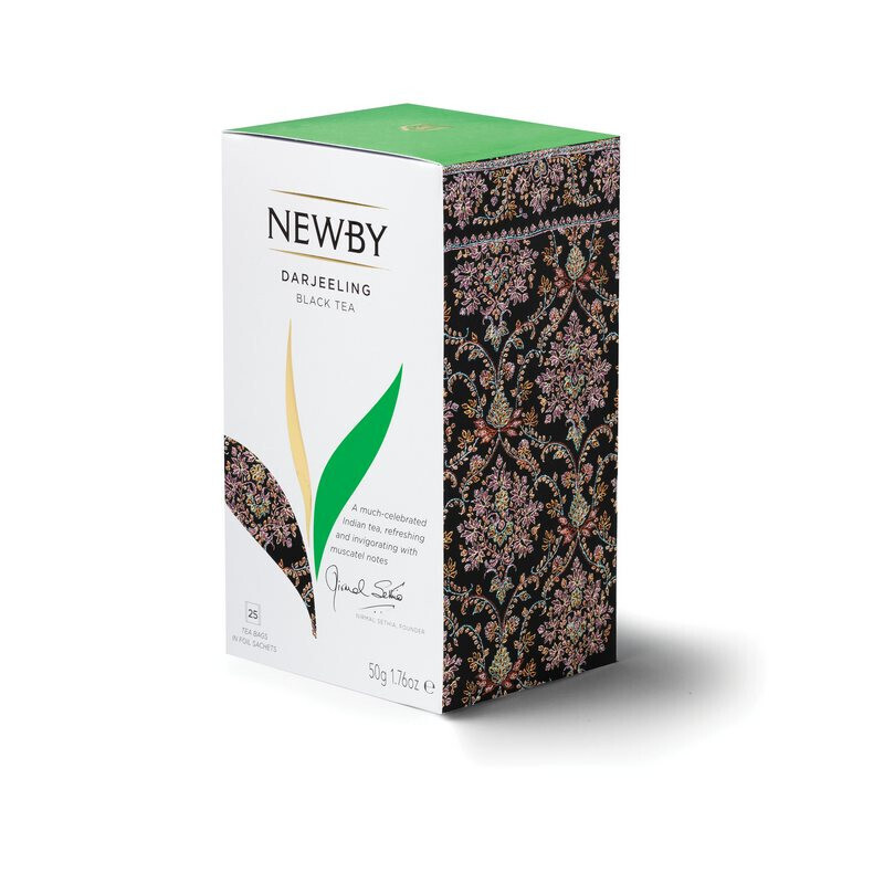 Чай Newby Дарджилинг черный 25 пакетиков - купить в интернет-магазине OZON ...