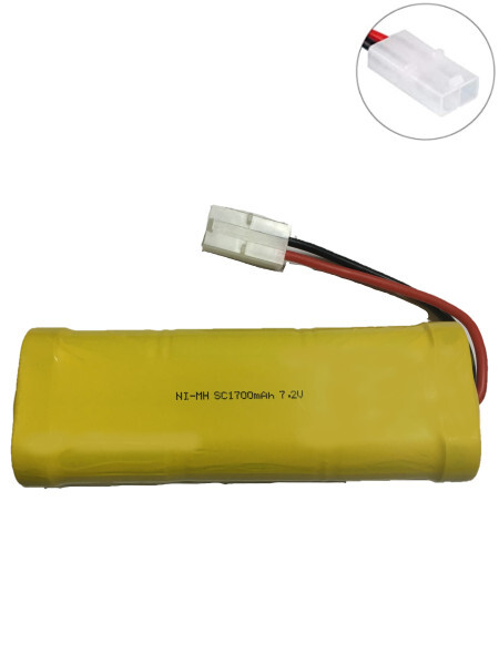 Аккумулятор NI-CD 7.2V 1700MAH для танка HENG LONG (разъем TAMIYA)