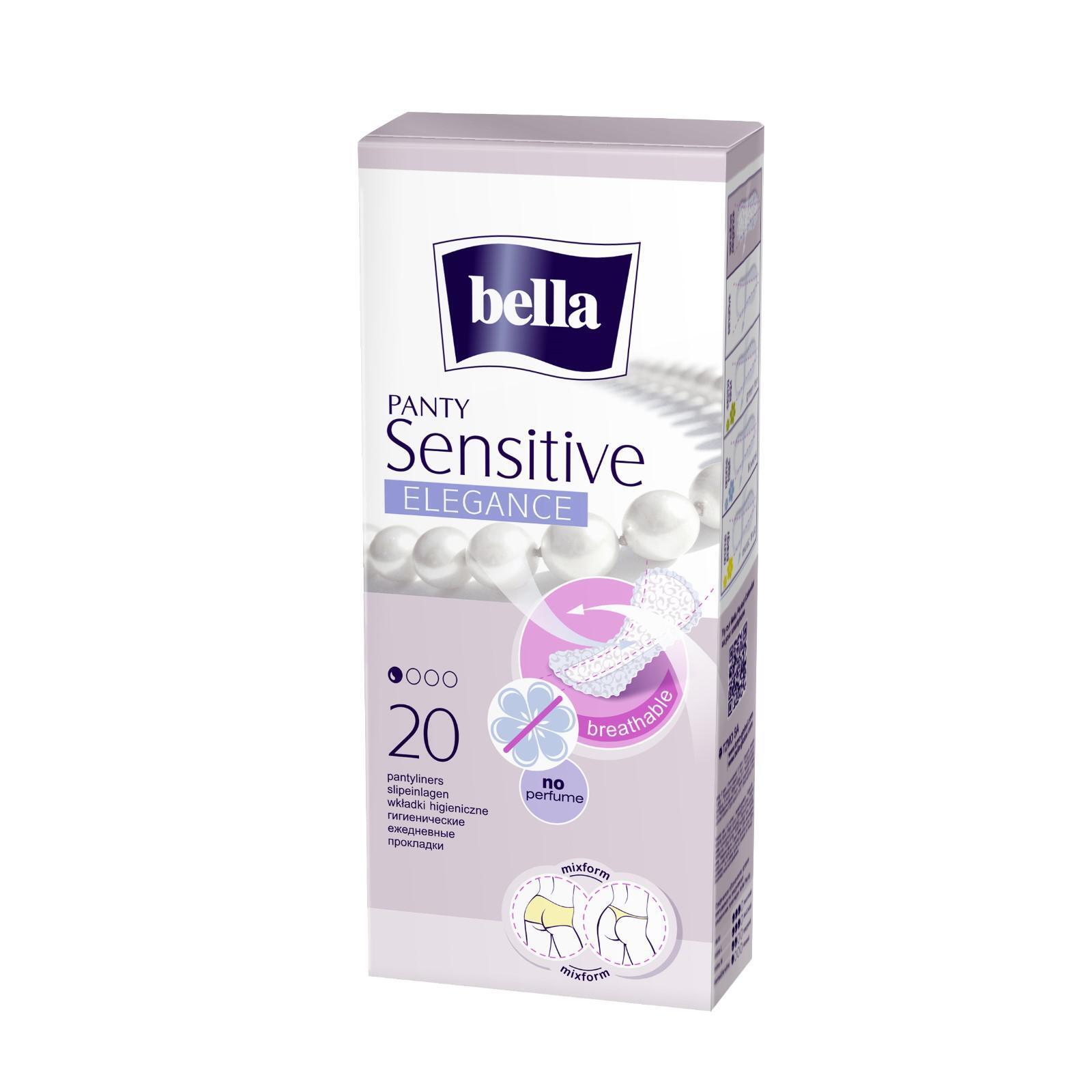 Прокладки ежедневные ультратонкие Bella Panty sensitive elegance по 20 шт