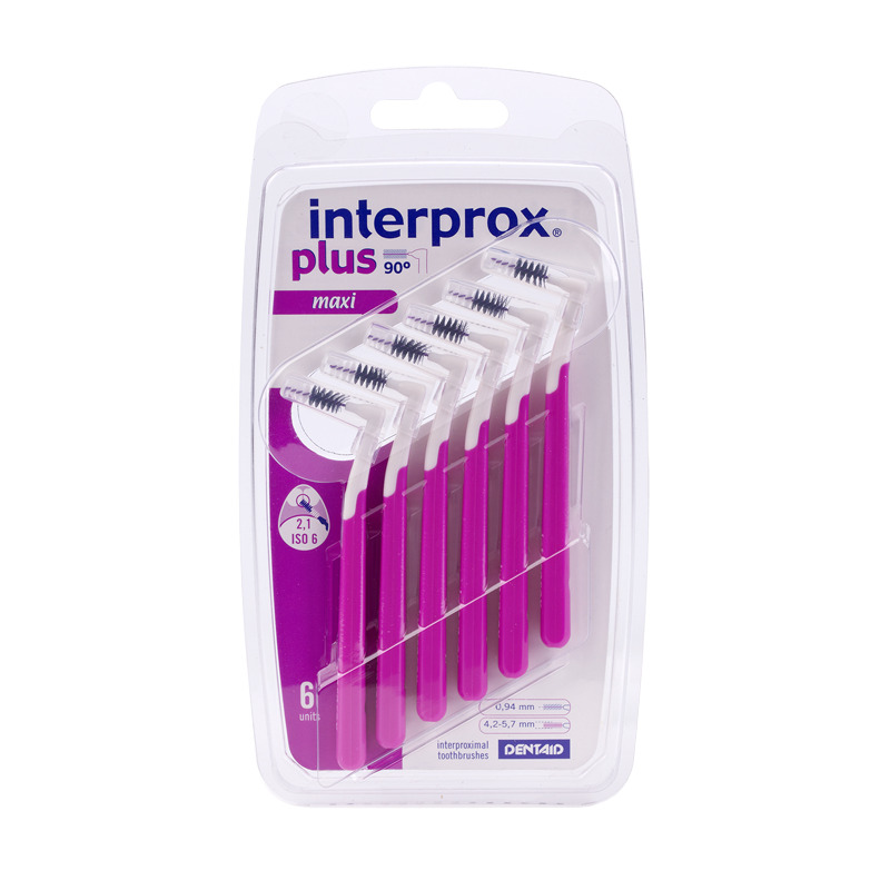 Межзубные ершики для брекетов Interprox Plus Maxi, 6 шт (2,1 мм), 1 упаковка