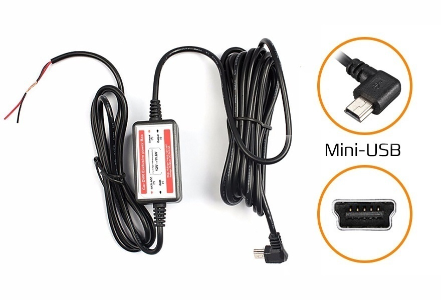 Адаптер питания CARCAM PWR5V Mini-USB L