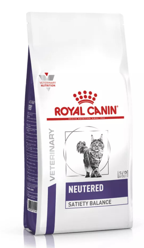 RoyalCaninNeuteredSatietyBalanceСухойкормдлястерилизованныхкошекикастрированныхкотовсмоментастерилизациидо7лет,1,5кг