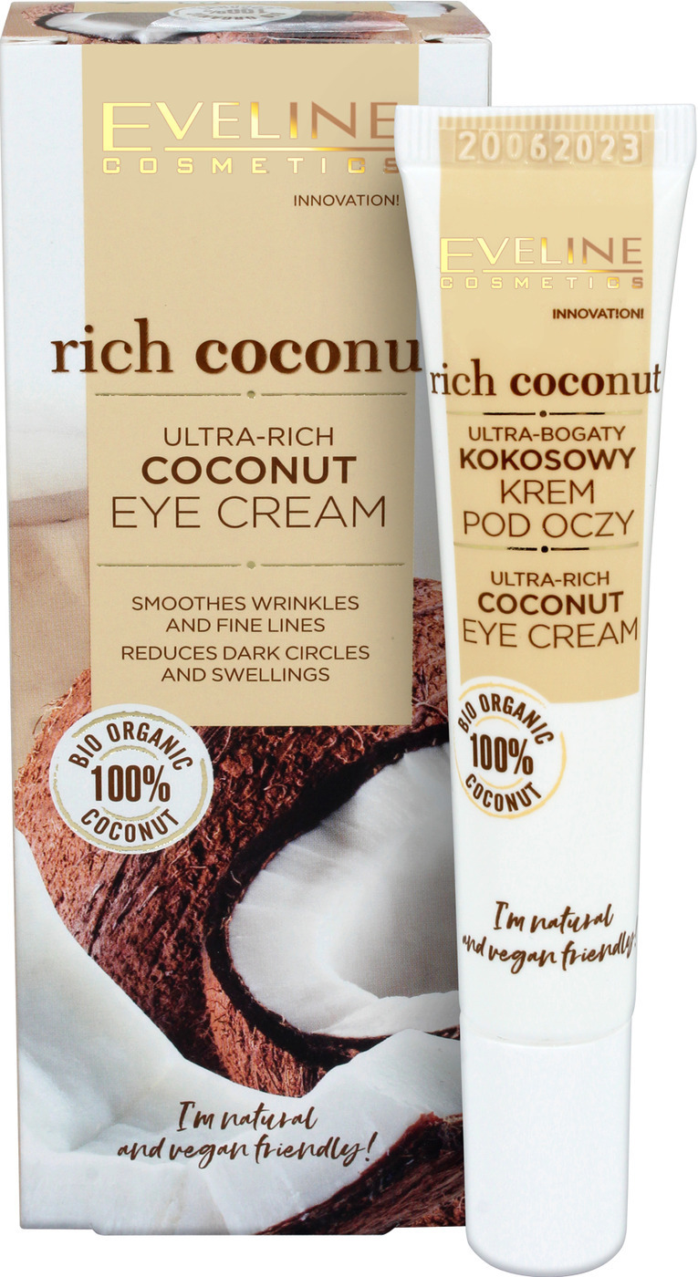 Eveline крем для рук увлажняющий кокос 50 мл. Eveline rich coconut крем мультипитательный. Крем для лица эвелин с кокосом. Крем для лица эвелин с кокосом. Eveline coconut.