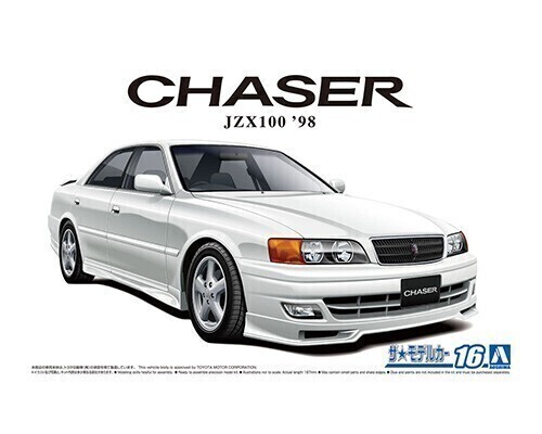 Aoshima 16s Chaser Tourer V 98 JZX100, 1/24 Сборная модель