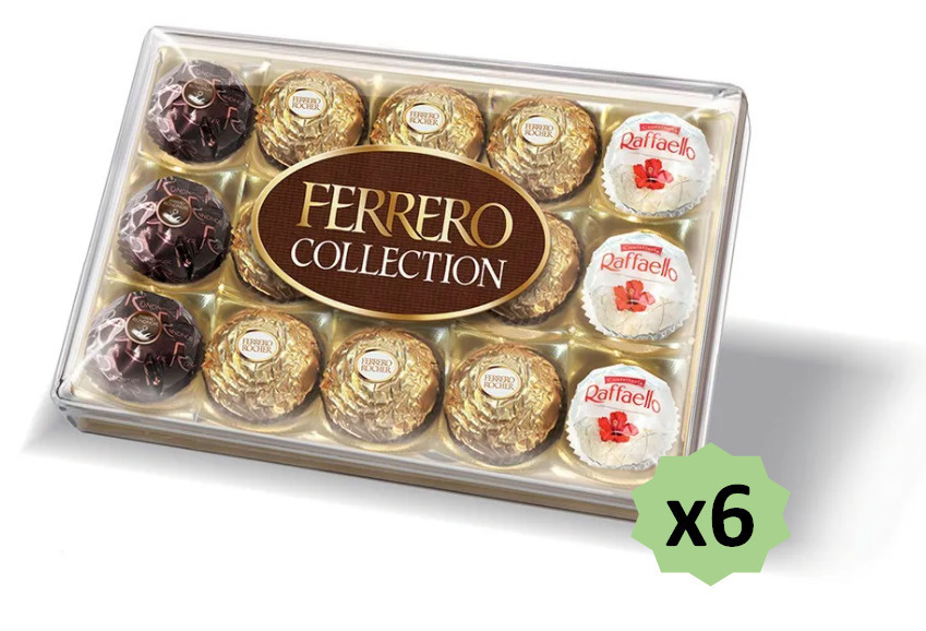 Конфеты шоколадные Ferrero Collection, ассорти, 6шт. по 172г.