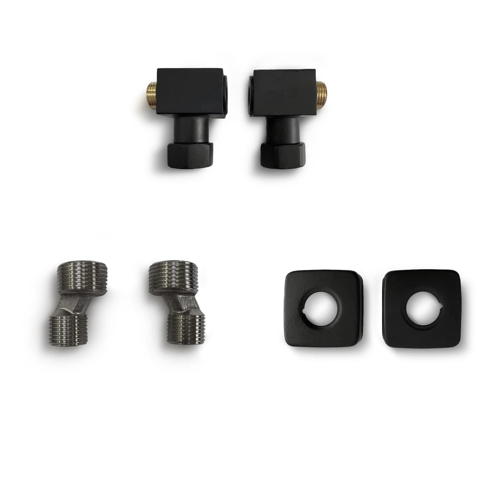 Американки ARIANO угловые квадратные ГШ 3/4'х1/2' черные, 30000056 ...