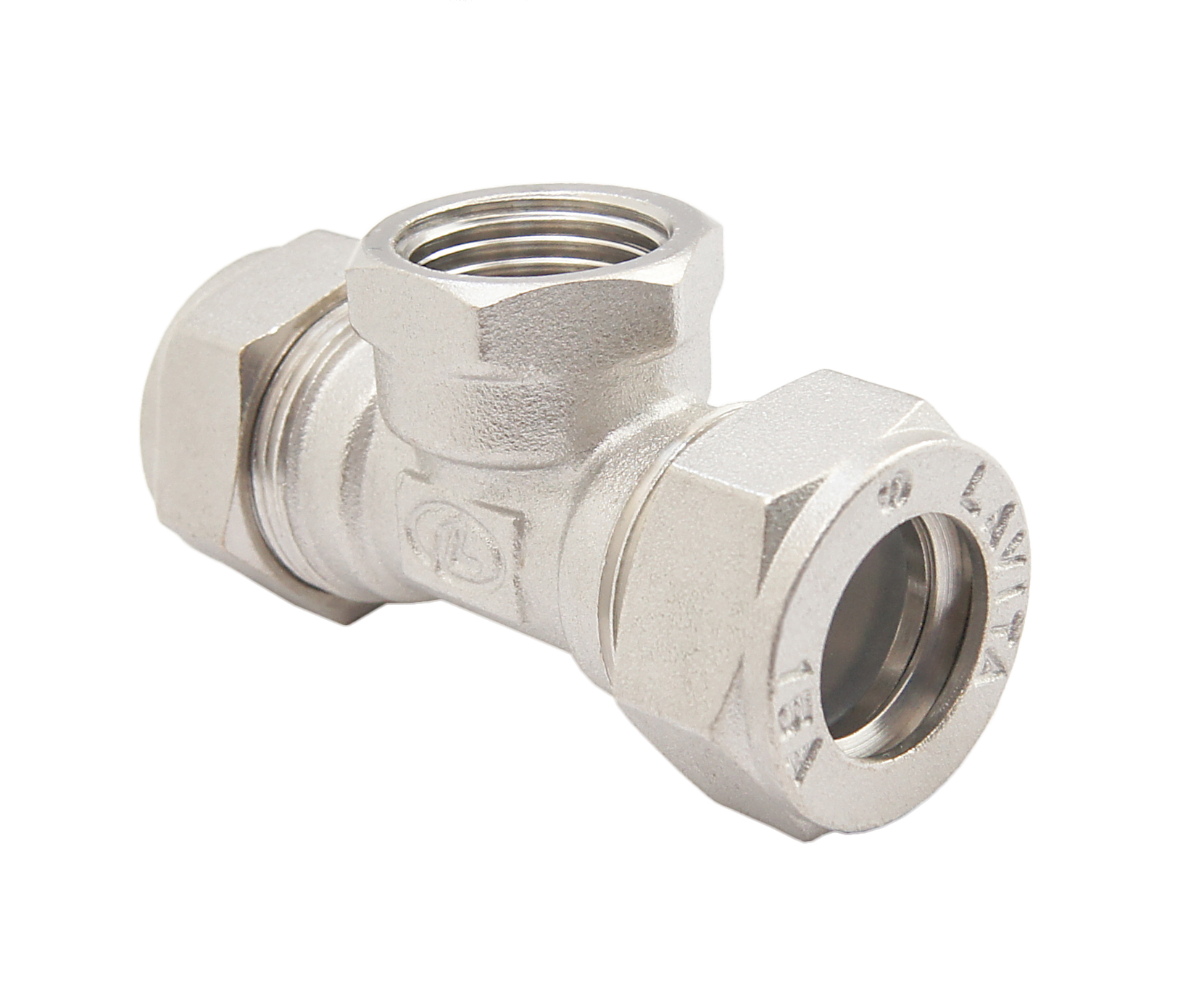 Тройник 20х1/2\"х20 вн.резьба Lavita для гофрированной трубы из ...