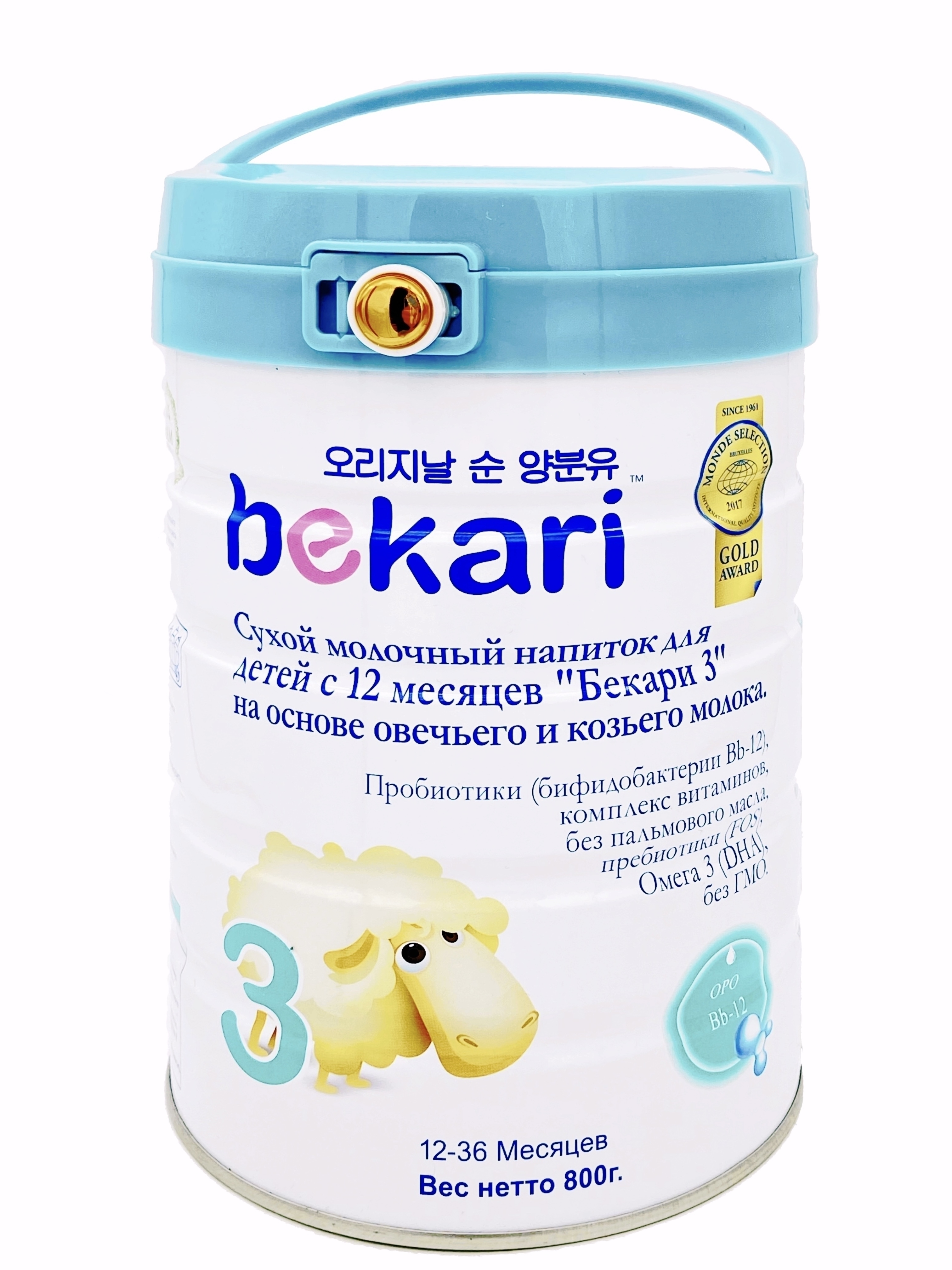 BEKARI Молочная смесь 3 (с 12 месяцев) 800г. 1шт.