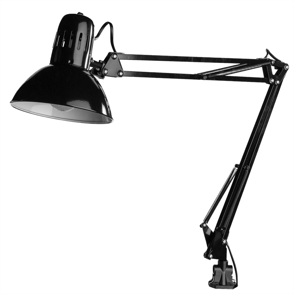 Офисная настольная лампа Arte Lamp SENIOR A6068LT-1BK / E27 / 1х40Вт / IP20 / 450Лм / чёрный