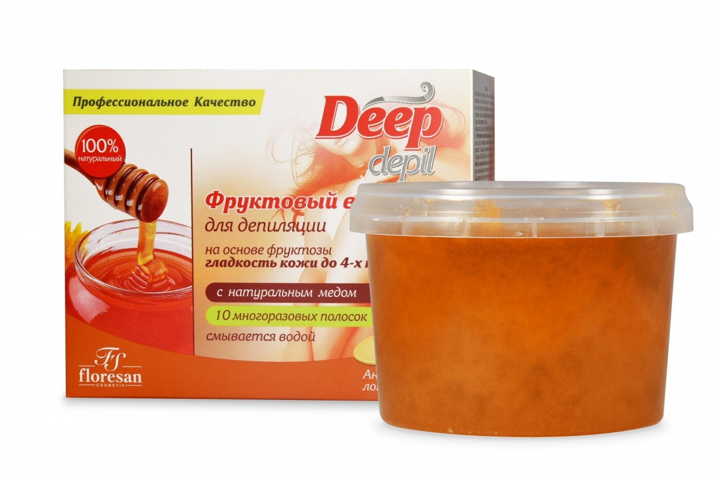 Депиляция воском deep honey