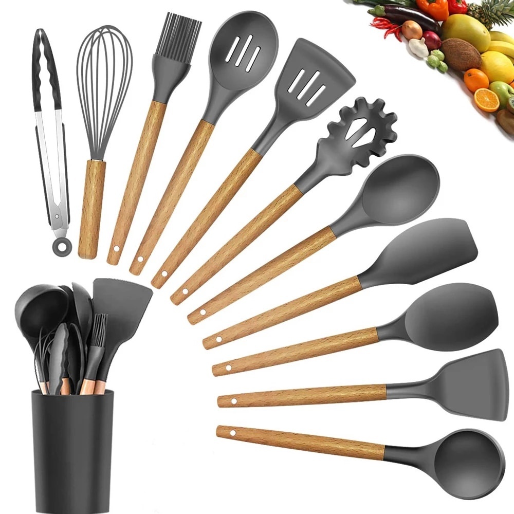 Silicone Kitchen Utensils набор