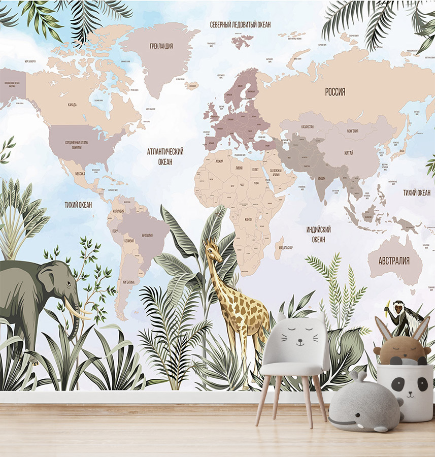 Карта джунглей мира