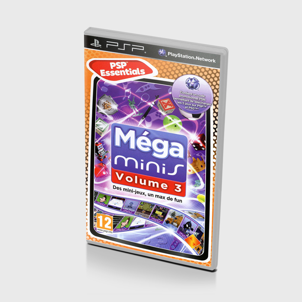 Игра Mega Minis Volume 3 Essentials (PlayStation Portable (PSP), Английская версия)