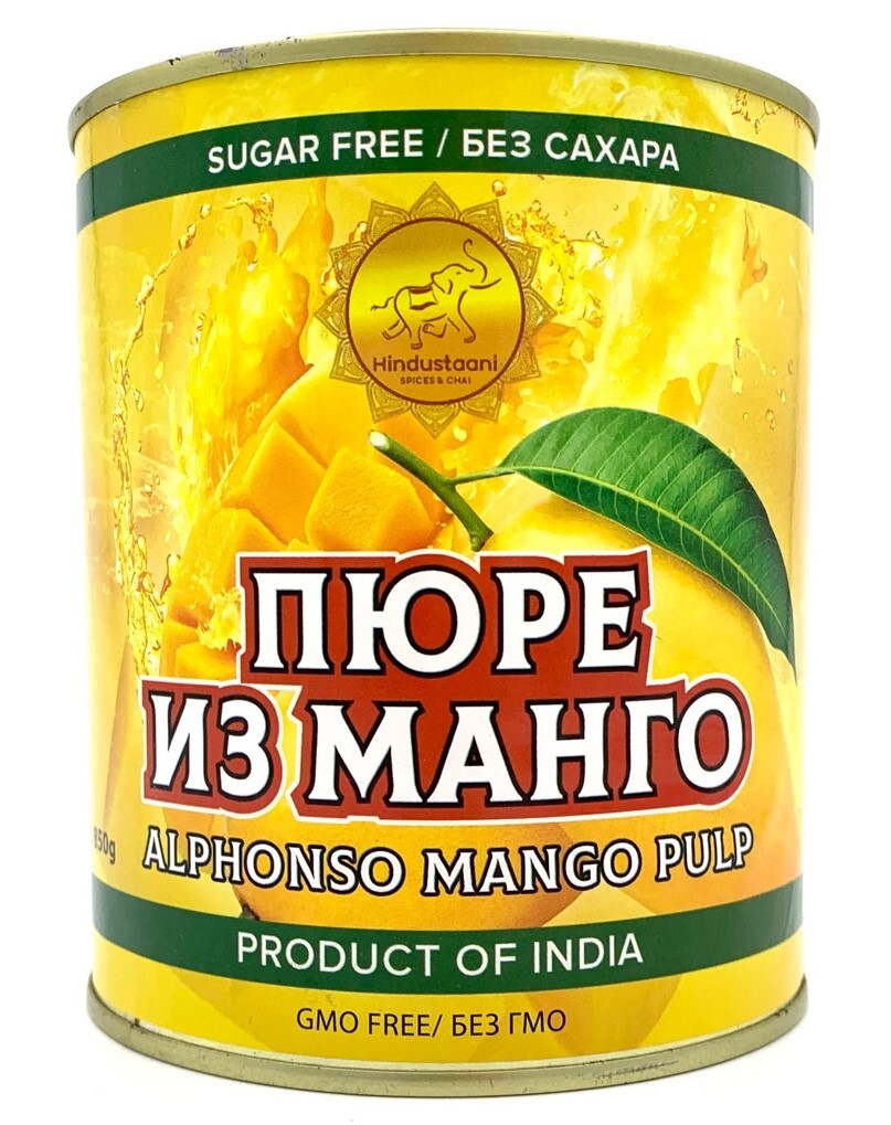 Hindustaani Пюре из манго Альфонсо 850 г