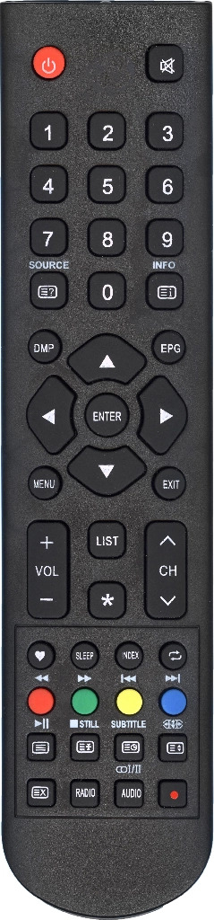 ПультJKT-106B-2(D7-RC)длятелевизоровDEXP,Supraидр.